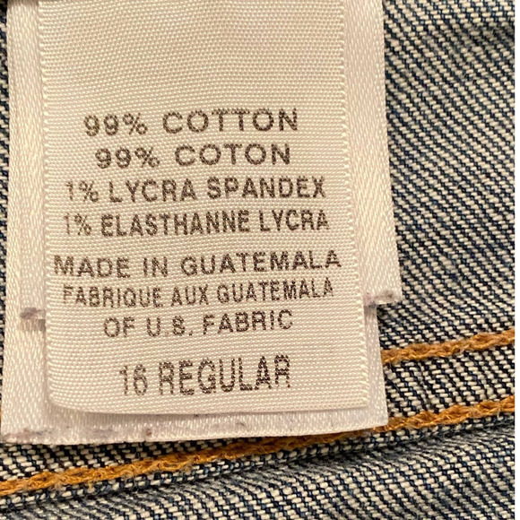 Eddie Bauer Straight Leg Stretch Jeans Mom Jeans Mom Jeans 16 Regular - Picture 8 of 10